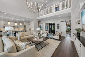 Living - New Chandelier