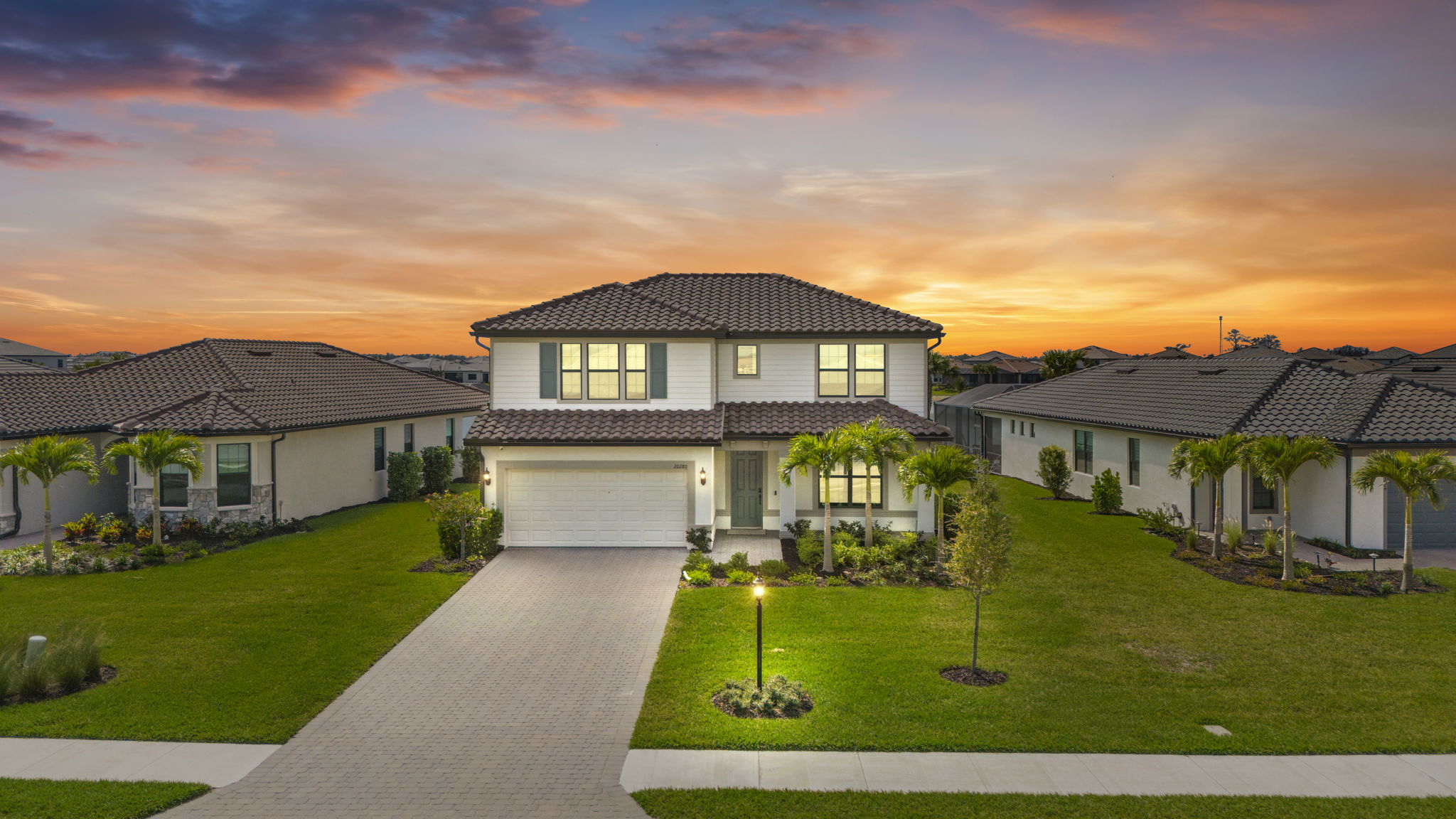 Aerial Front Exterior 1 of 2 -Dusk