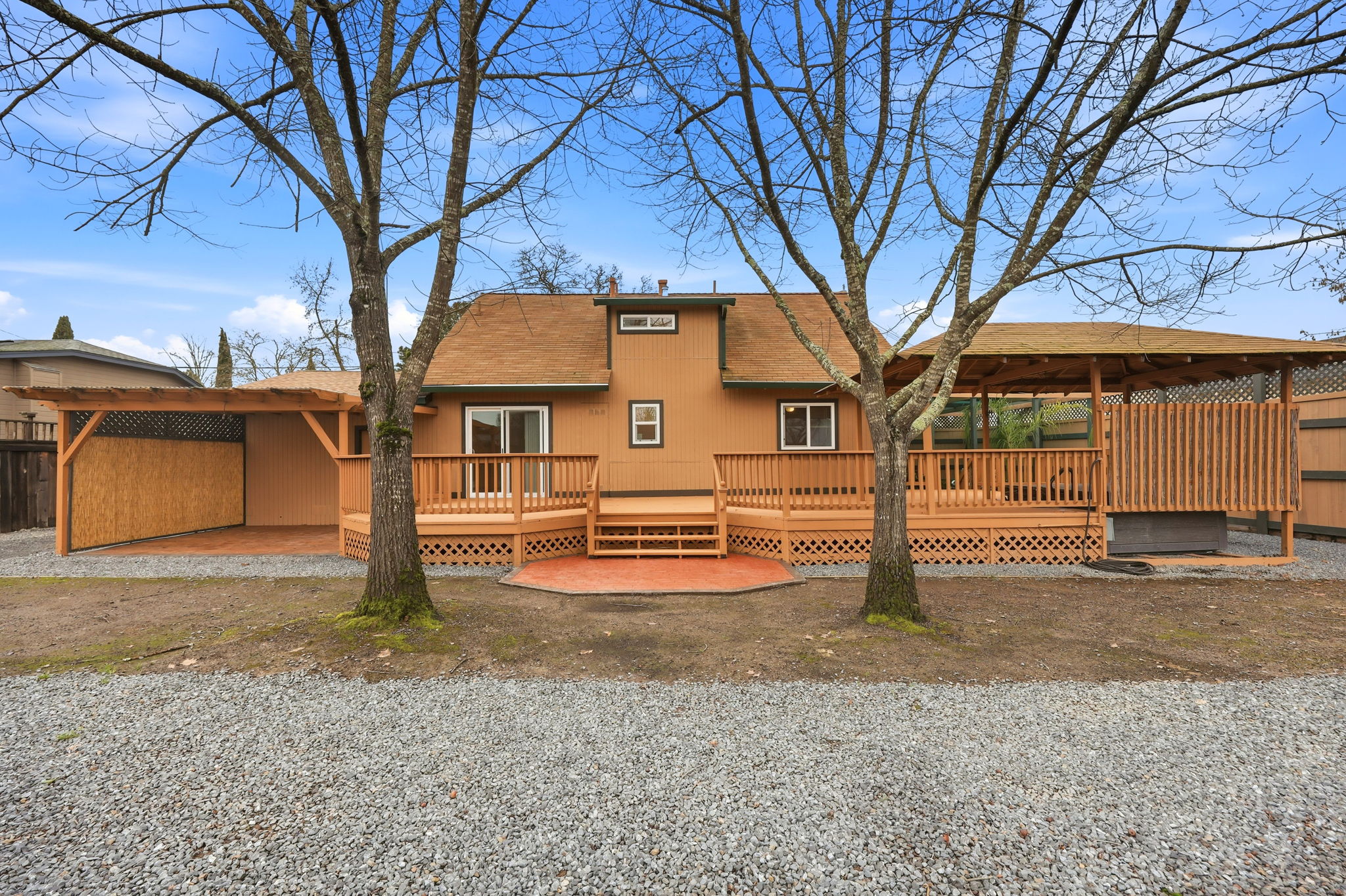 backyard & deck & patio