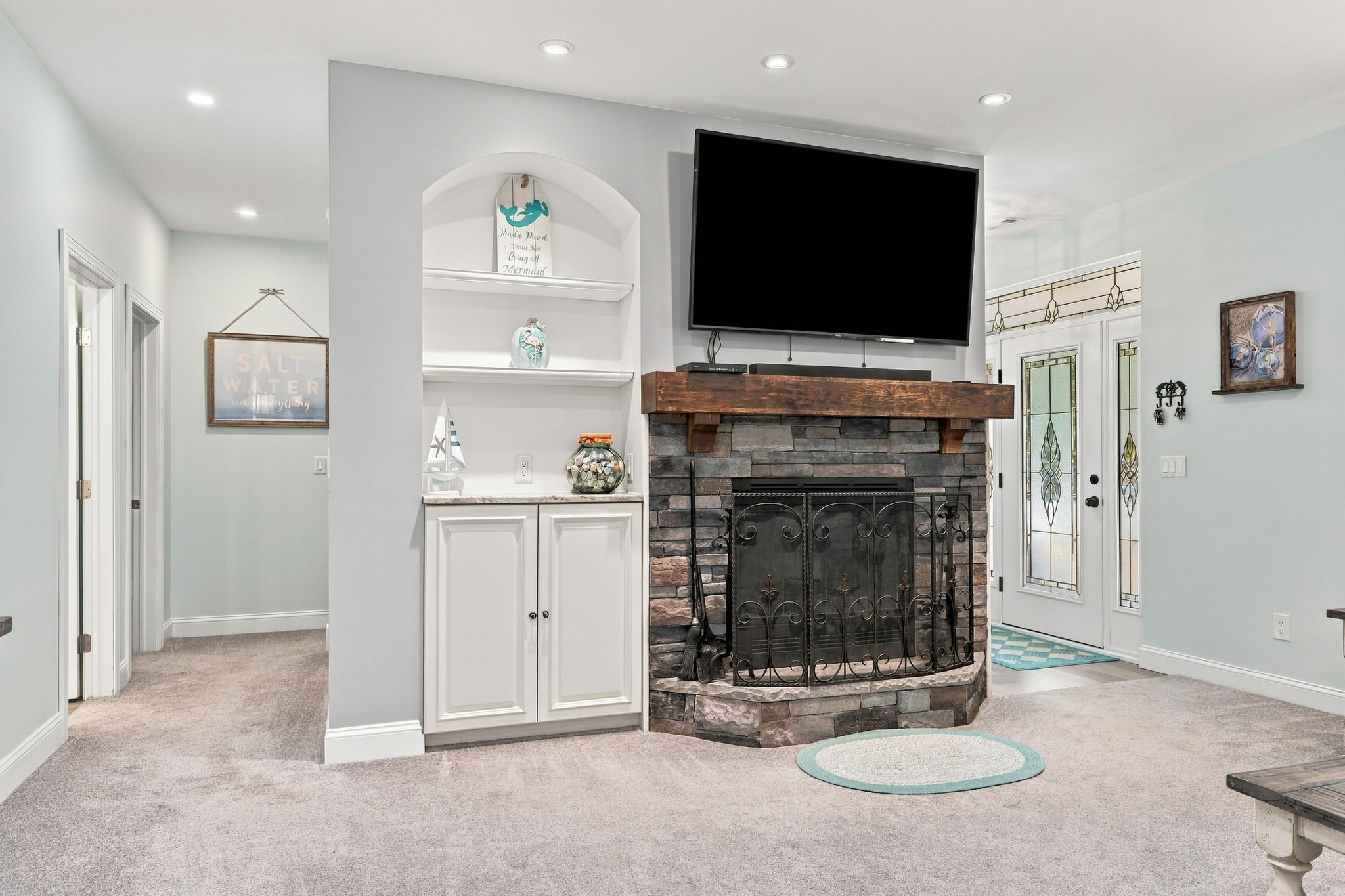 Fireplace in Great Room