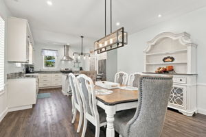 Dining Area into Kitchen