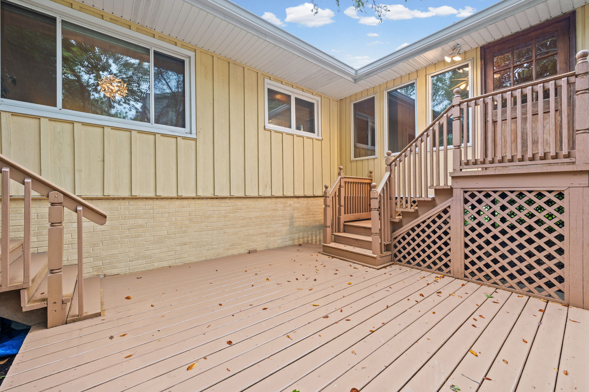 Rear Deck off of Sun Room