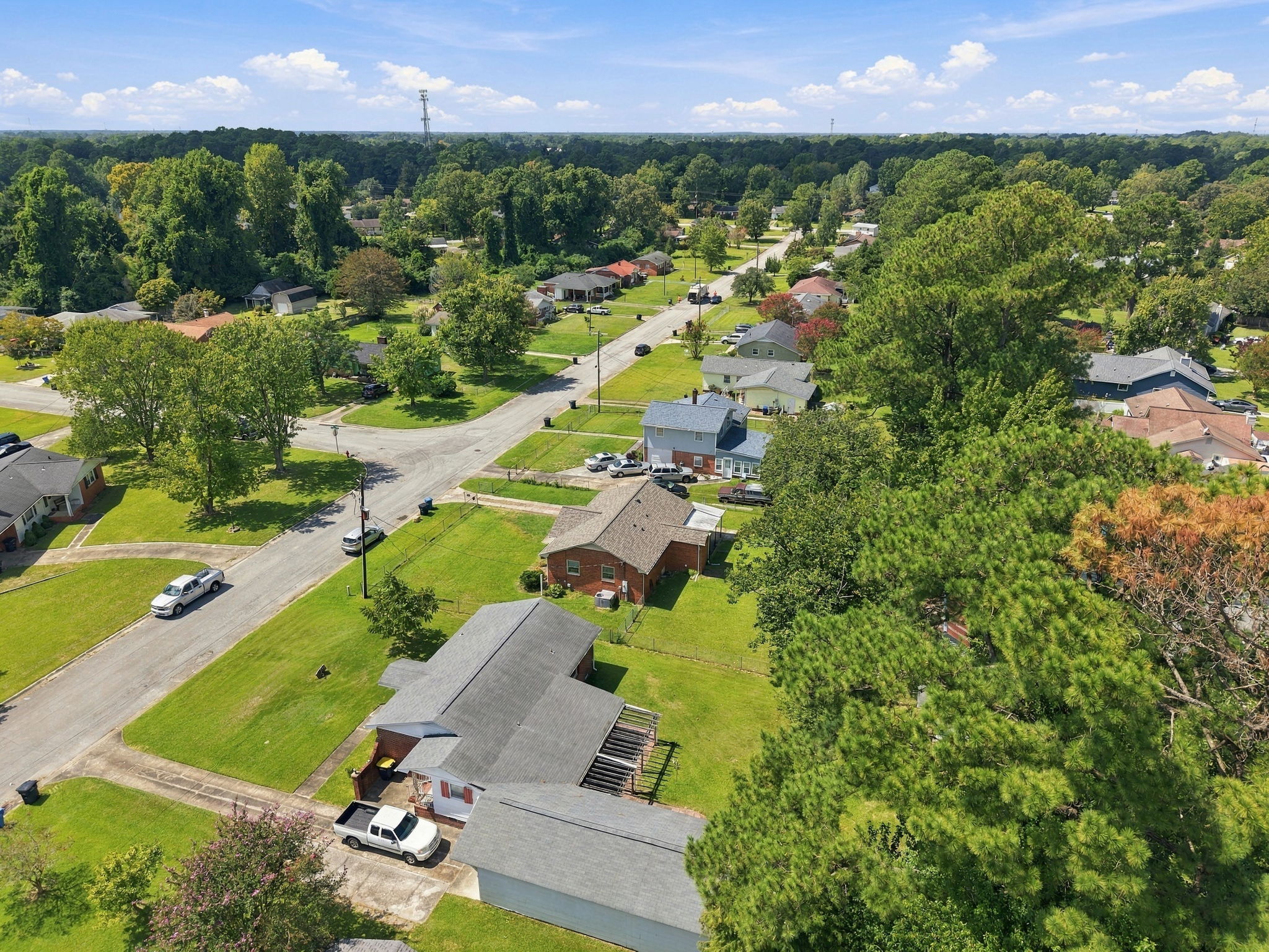 Aerial View of Mercer Rd.