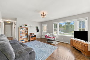 Living Room w/ Beautiful Hardwood Floors