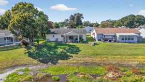 Aerial Rear Elevation with Preserve and Water Views