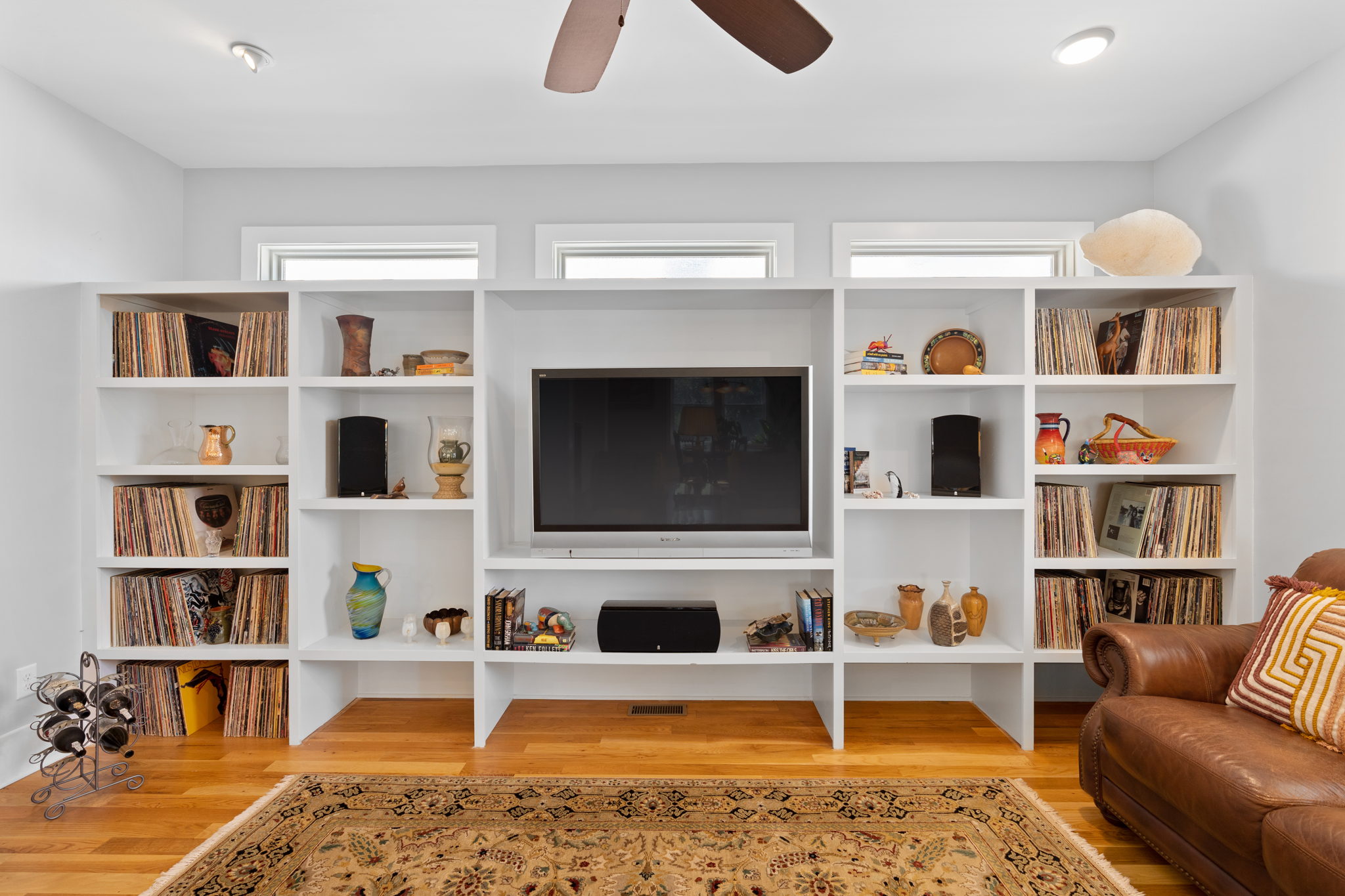 Built-in Living Room Bookcase