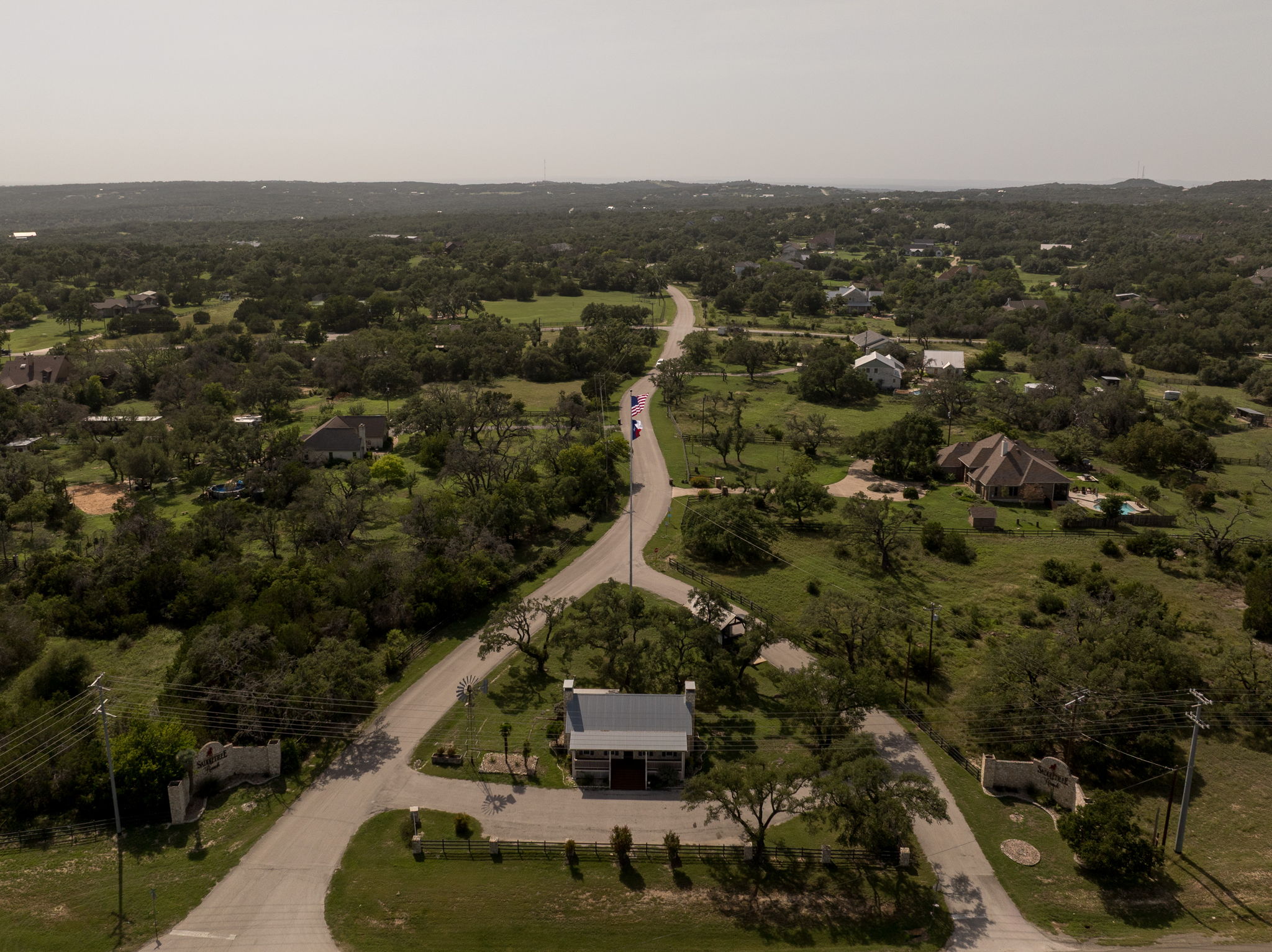 Saddletree Ranch - Entry to Neighborhood and View of Clubhouse