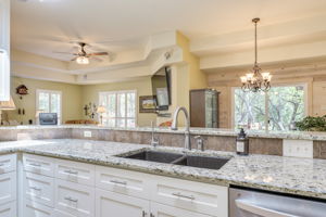 Kitchen is Open to Dining and Living Room