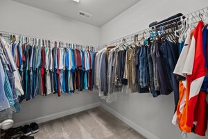 Dual Walk-in Closets in Primary