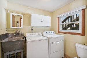 Laundry and 1/4 bath