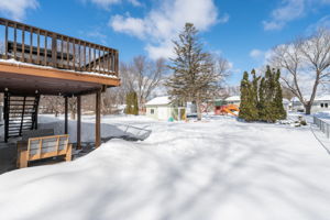 Large backyard