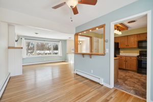 Informal Dining room with walk-out to deck