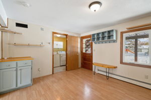 Bonus Room in the lower level walks out to a patio