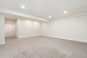 Basement rec room