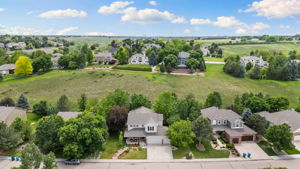2037 River West Drive is backing to the open greenbelt through the neighborhood.