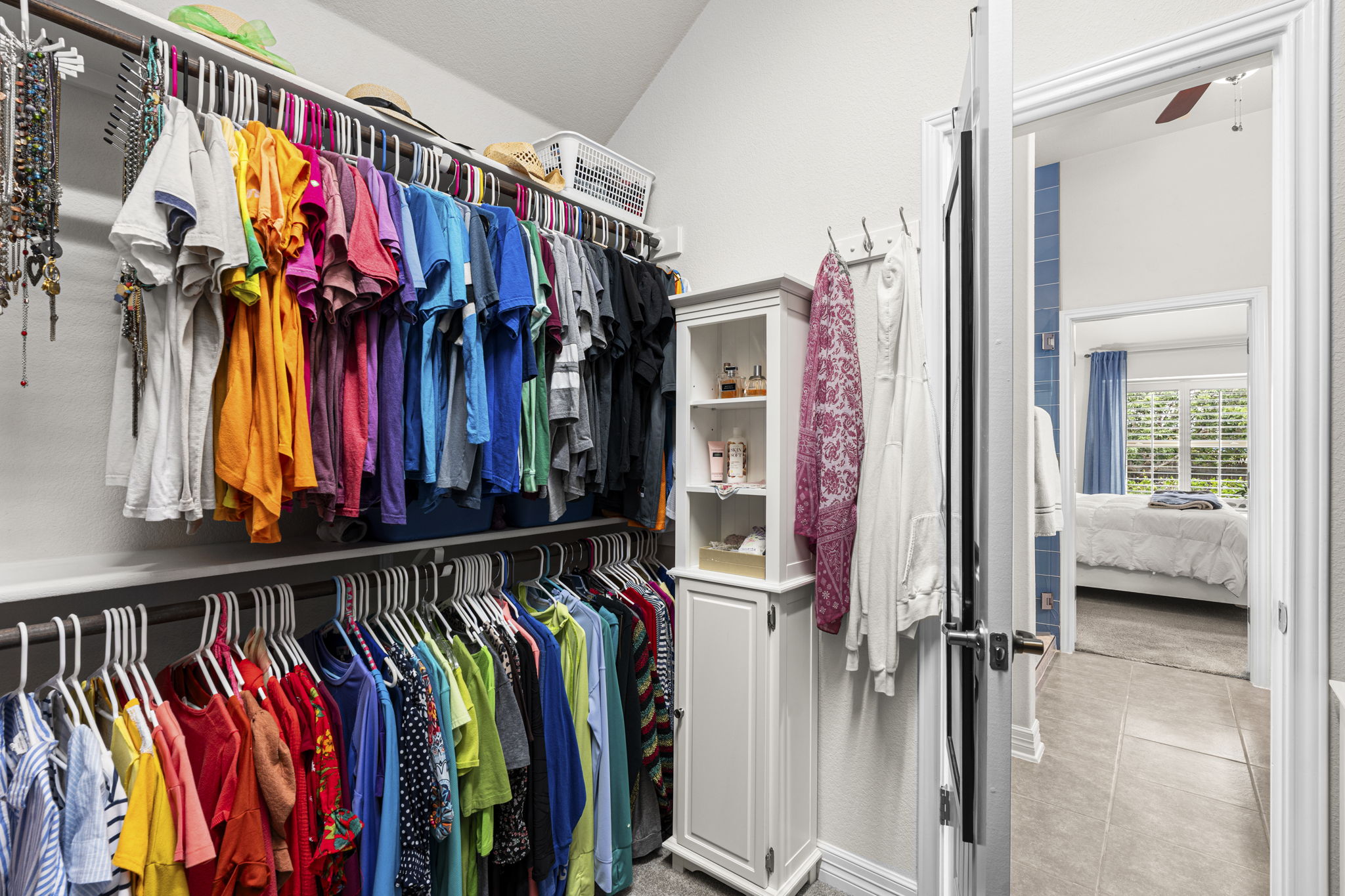Primary Closet w/ Cabinet