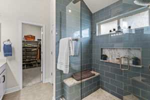 Primary Bath w/ Tile-Marble Shower