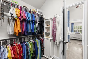 Primary Closet w/ Cabinet