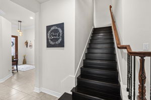 Hardwood Stairs Leading to Bonus Room