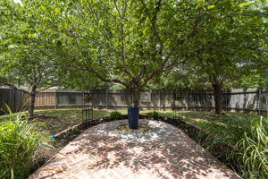 Brick Patio & Water Feature