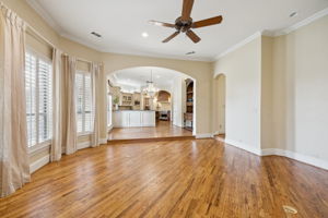 From Family Room to kitchen
