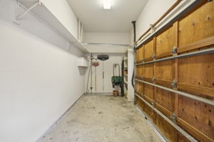 1/2 garage for lawn equipment