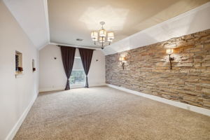 Upstairs Flex Space above the garage