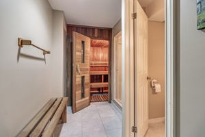 Lower Level - Sauna & Shower Area