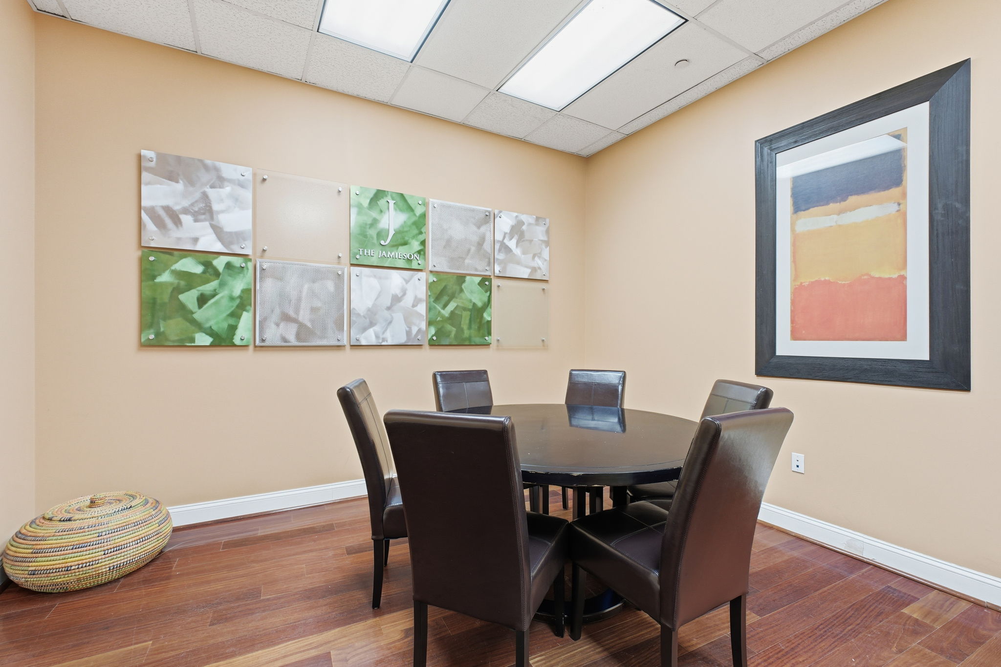 Conference room avail via reservation
