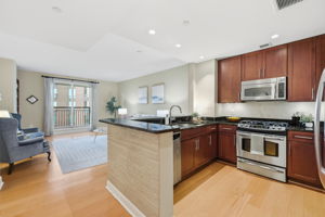 Nearly 800 SF, #1005 showcases an open floor plan,