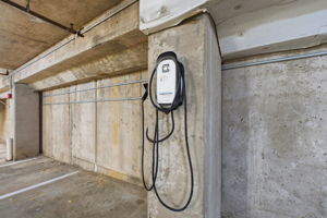 EV chargers on Westin parking level