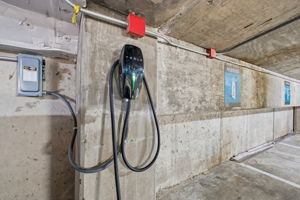 EV chargers on Westin parking level