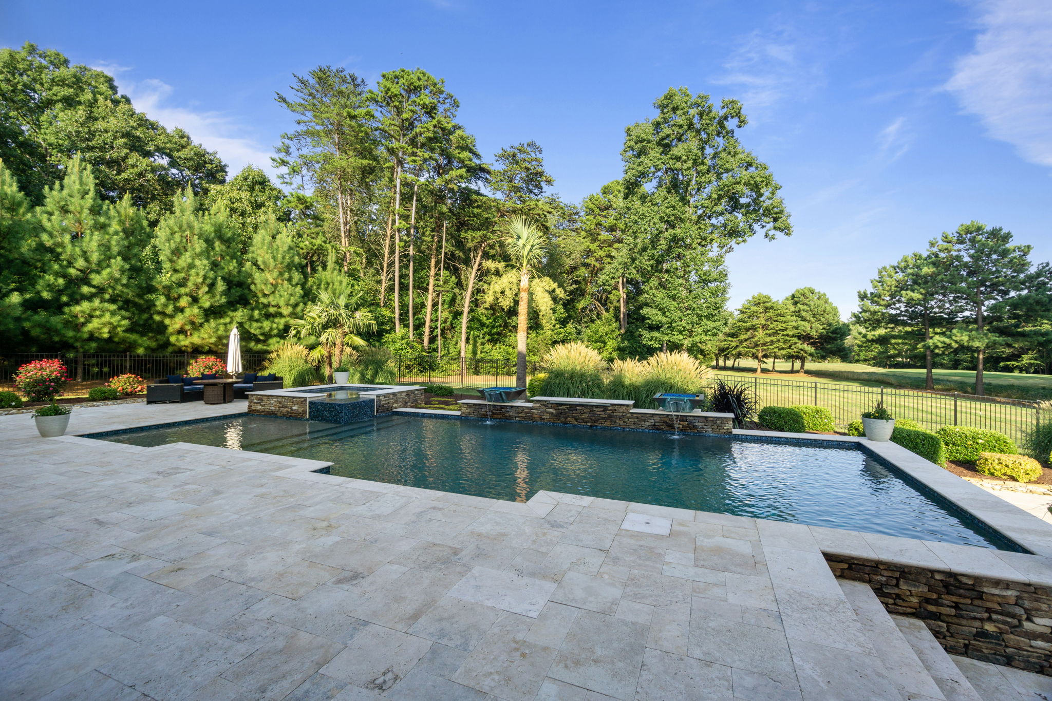 17 - 2051 Brawley School Rd - Pool Overlooking 17th Tee at Trump National Golf Club (2)