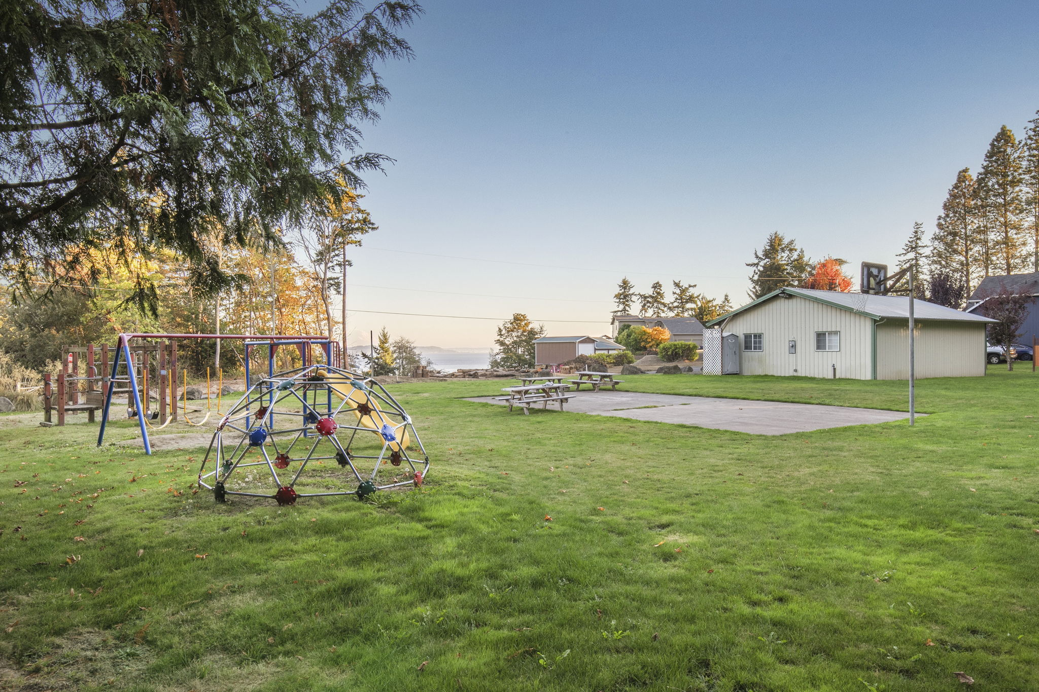 Community playground, park and community center!