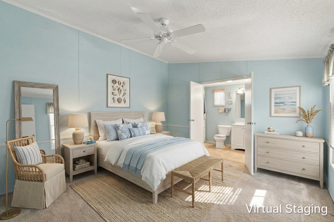Master Bedroom Virtually Staged