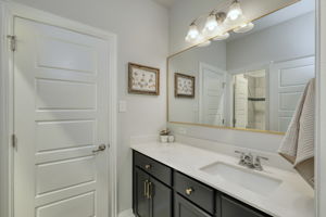 Pass Through Bathroom