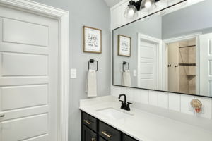 Pass Through Bathroom