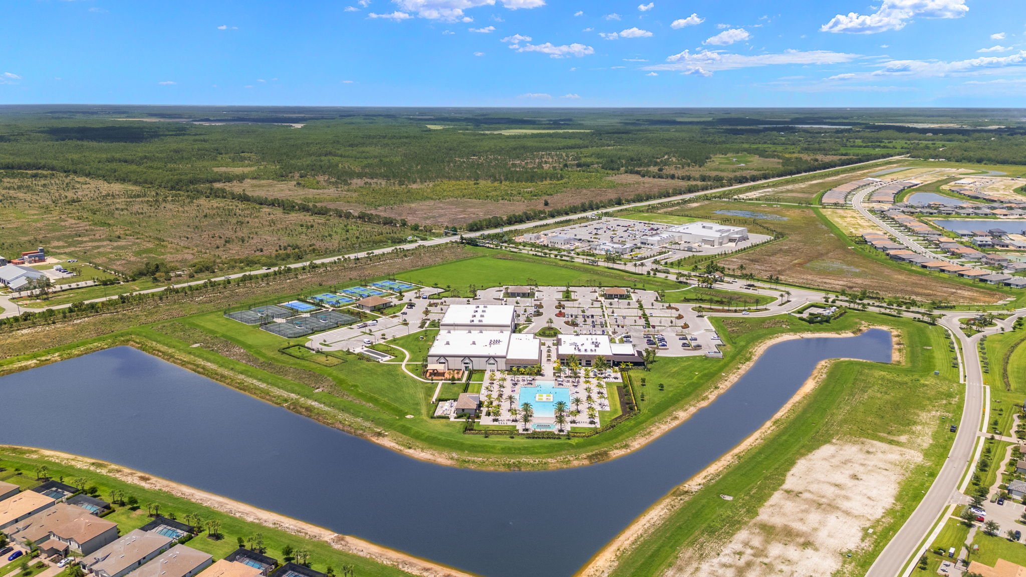 Aerial Community Amenities