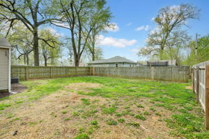 Large Privacy Fenced Backyard