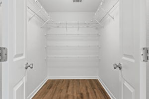 Primary walk-in closet