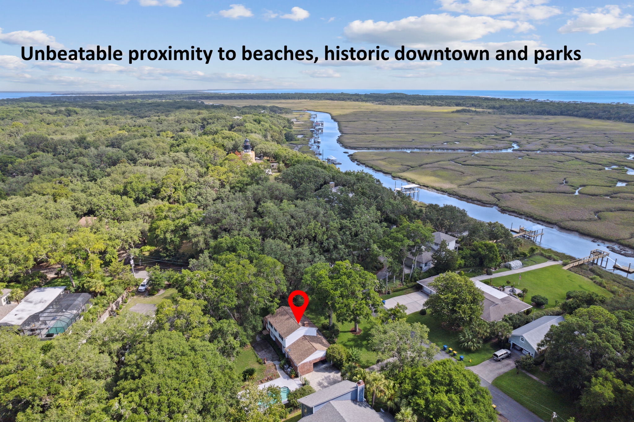 The "Lighthouse" neighborhood is one of the most desired on Amelia Island ...