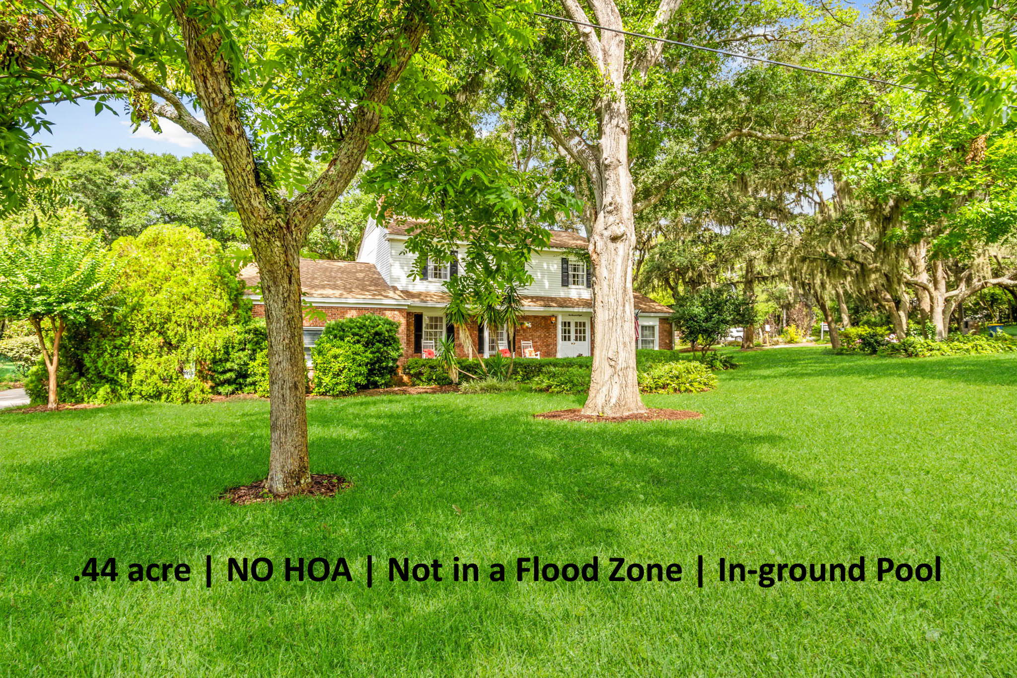 ... Situated on nearly half an acre of high, dry ground