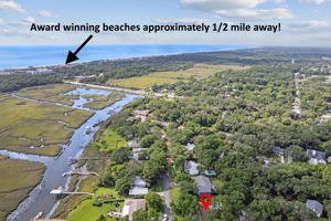 ... as it is an easy walk or bike ride to 12 miles of pristine beaches and shoreline.