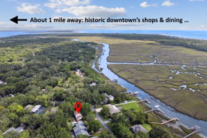 And just about one mile away is the historic downtown ...