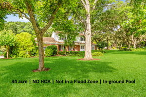 ... Situated on nearly half an acre of high, dry ground
