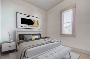 Digitally Staged 2nd Bedroom