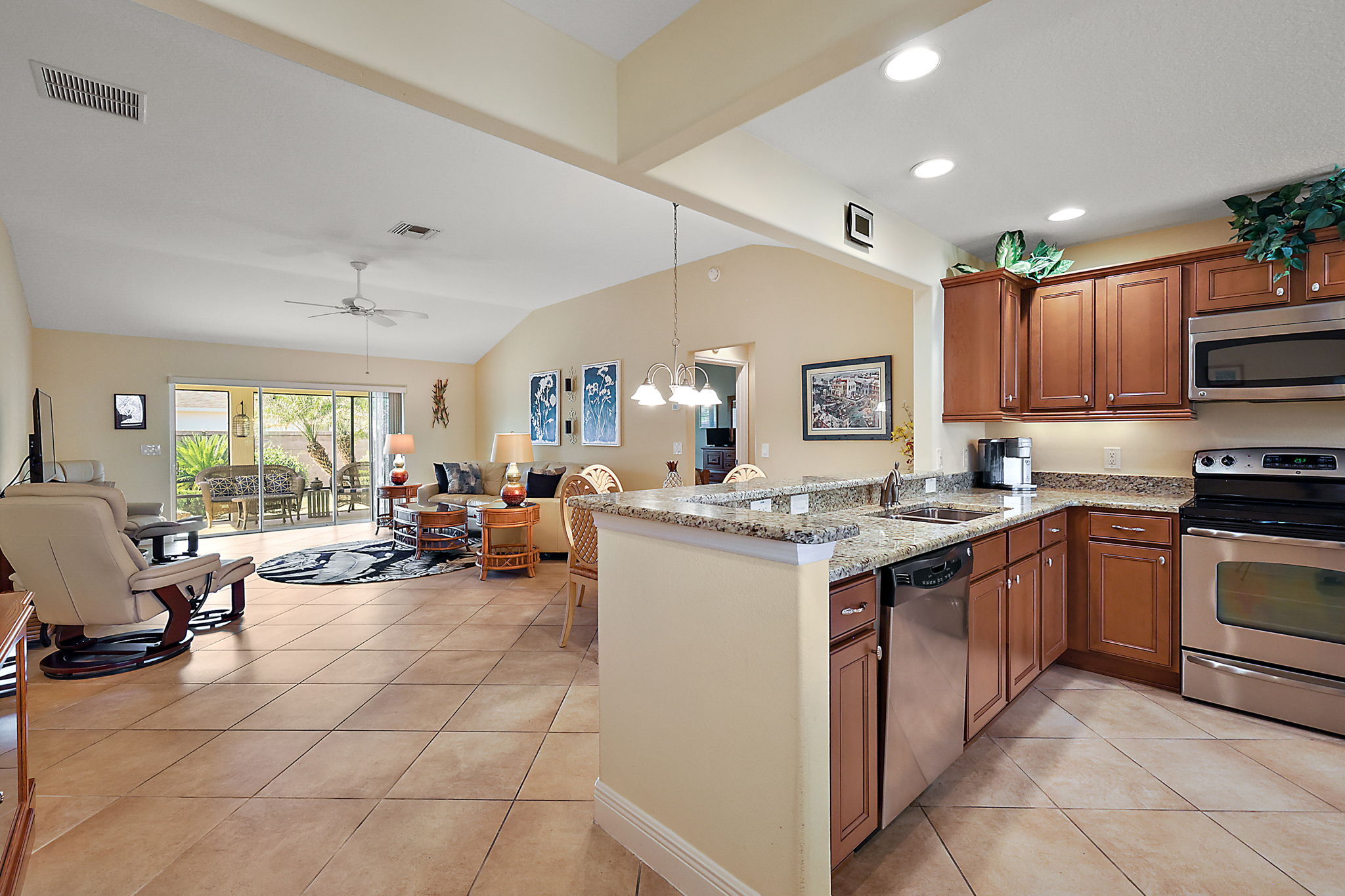 Living Room/Kitchen/Dining Room