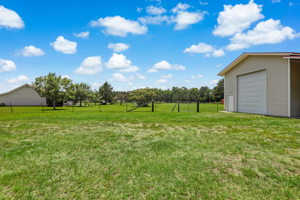 Back Yard - back of property extends to the tree line