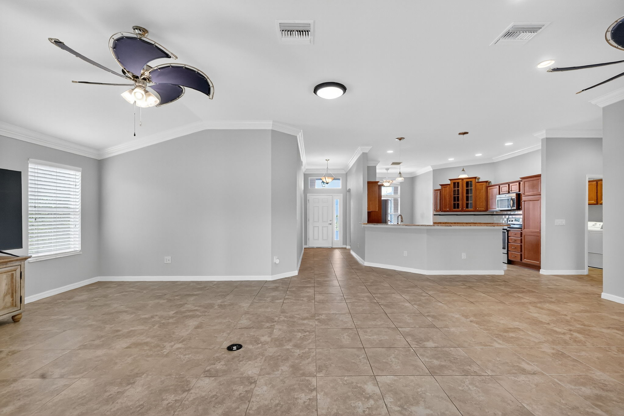 Living, Dining, Kitchen, and Foyer