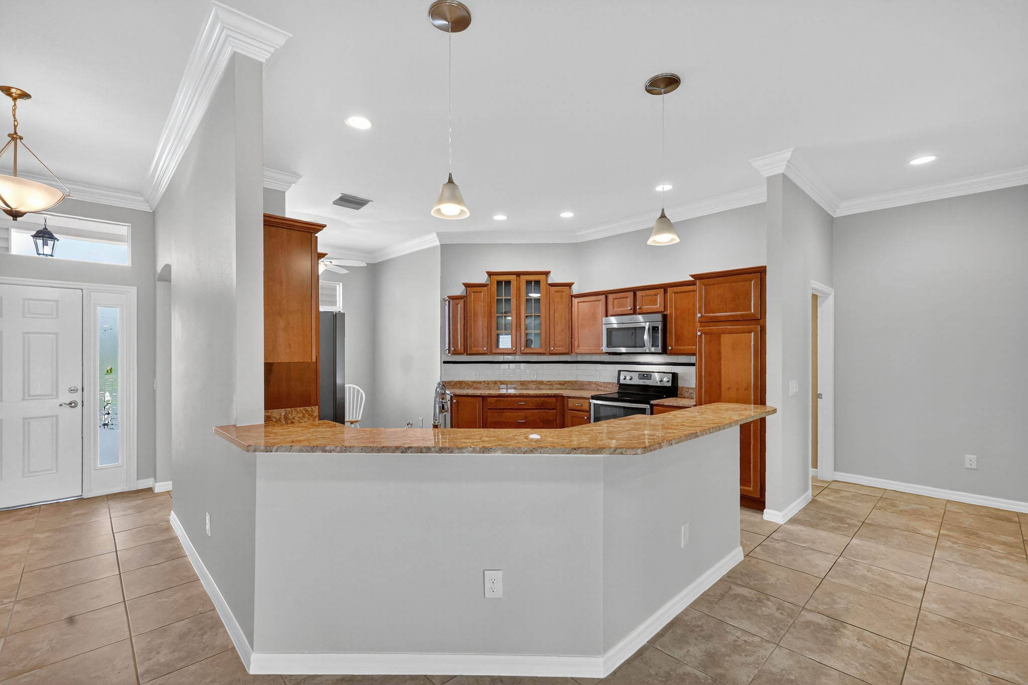 Kitchen and Foyer